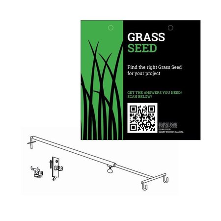 Retail First L&G/Outdoor Living Sign Kit Grass Seed 42725